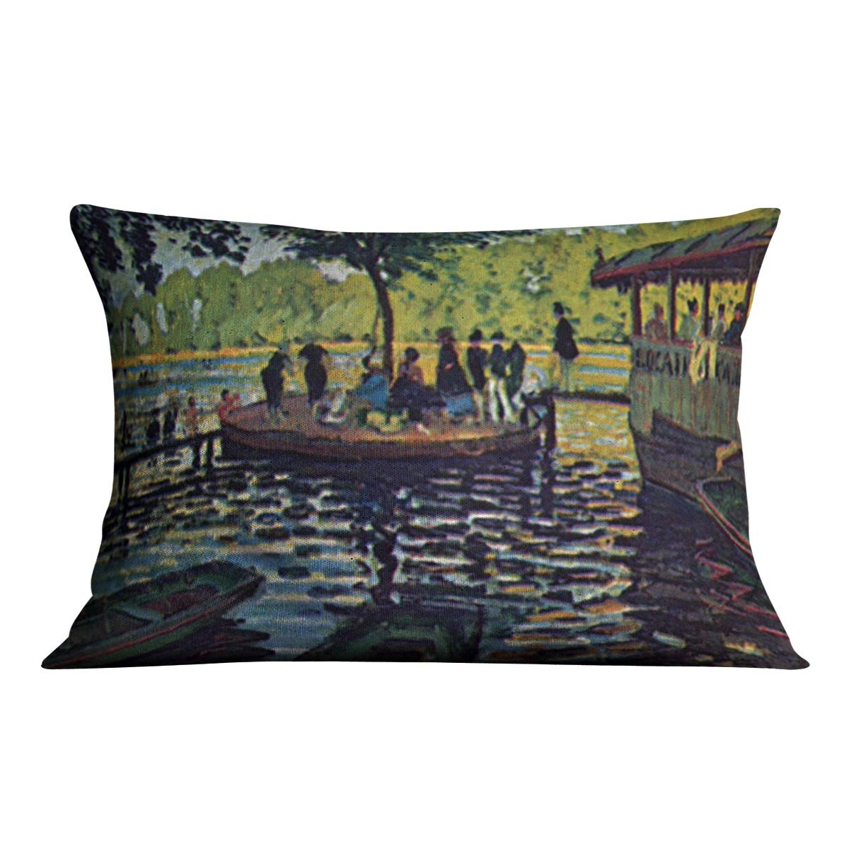 La Grenouillare by Monet Throw Pillow