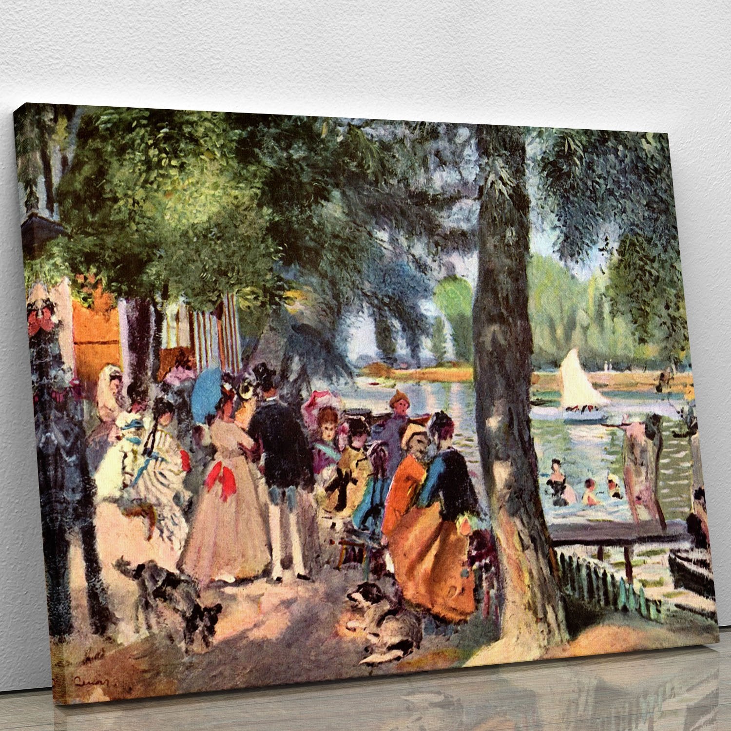 La Grenouillere by Renoir Canvas Print or Poster
