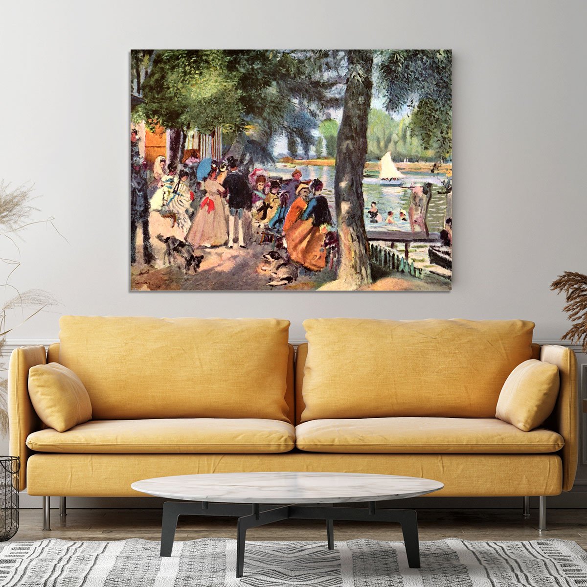 La Grenouillere by Renoir Canvas Print or Poster