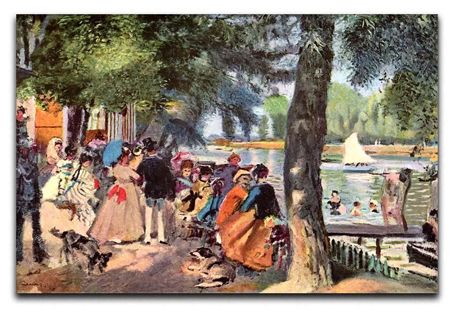 La Grenouillere by Renoir Canvas Print or Poster  - Canvas Art Rocks - 1