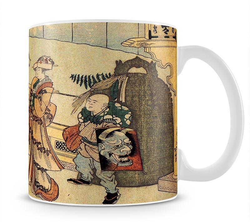 Lady by Hokusai Mug - Canvas Art Rocks - 1