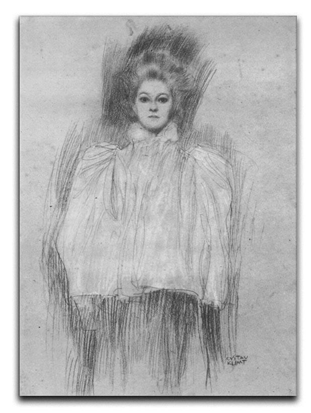 Lady in cape by Klimt Canvas Print or Poster  - Canvas Art Rocks - 1