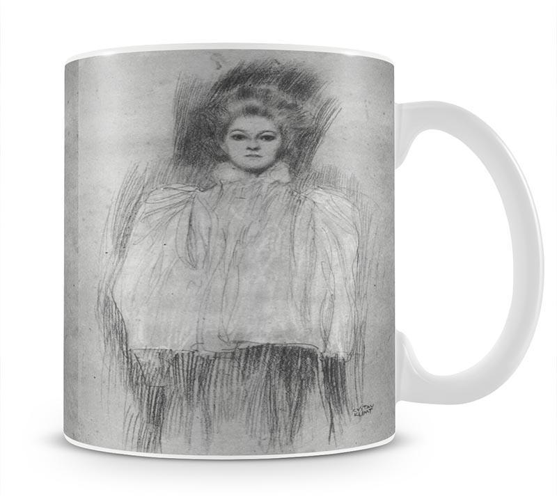 Lady in cape by Klimt Mug - Canvas Art Rocks - 1