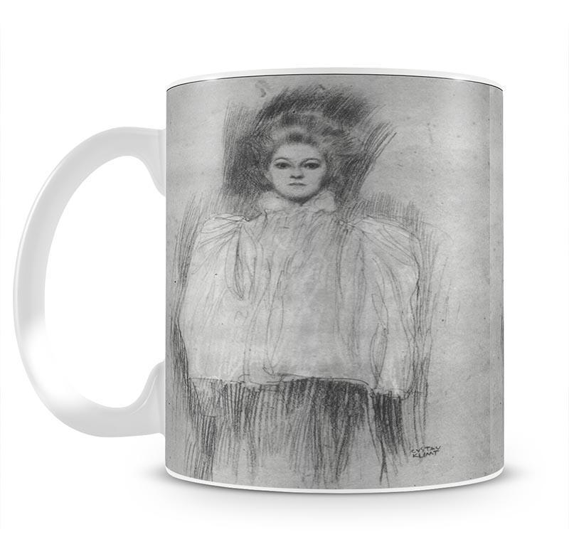 Lady in cape by Klimt Mug - Canvas Art Rocks - 2