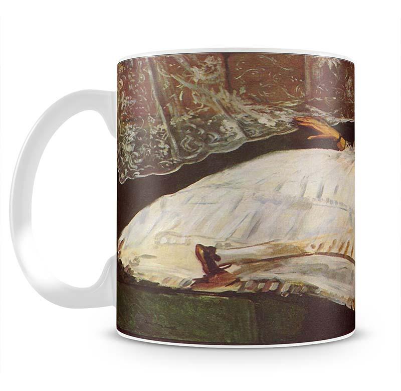 Lady with fan by Manet Mug - Canvas Art Rocks - 2
