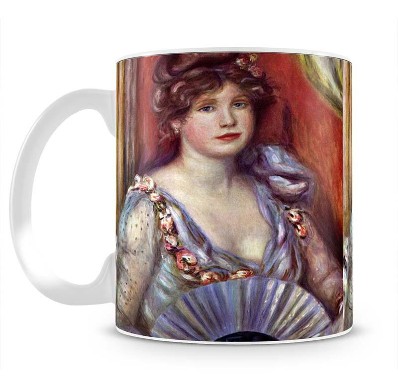 Lady with fan by Renoir Mug - Canvas Art Rocks - 2