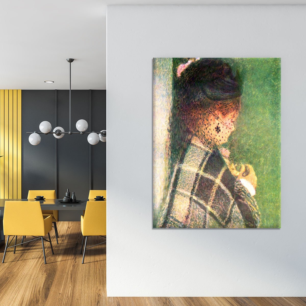 Lady with veil by Renoir Canvas Print or Poster