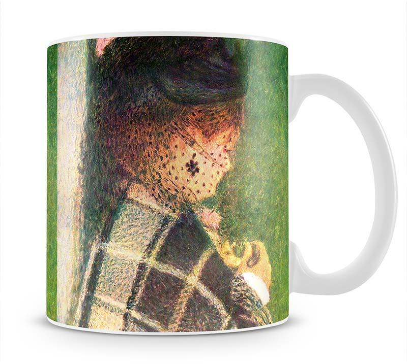 Lady with veil by Renoir Mug - Canvas Art Rocks - 1