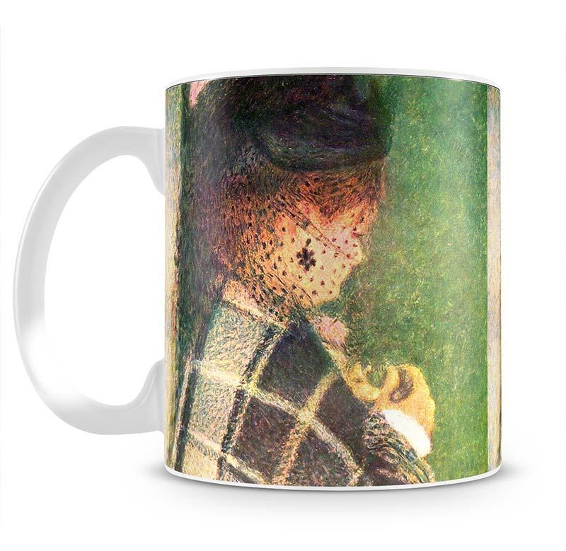 Lady with veil by Renoir Mug - Canvas Art Rocks - 2