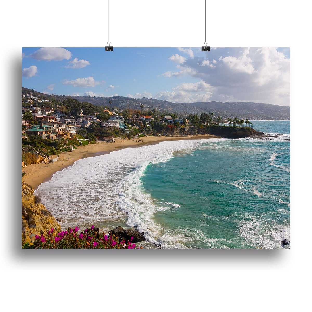 Laguna Beach Crescent Cove Canvas Print or Poster