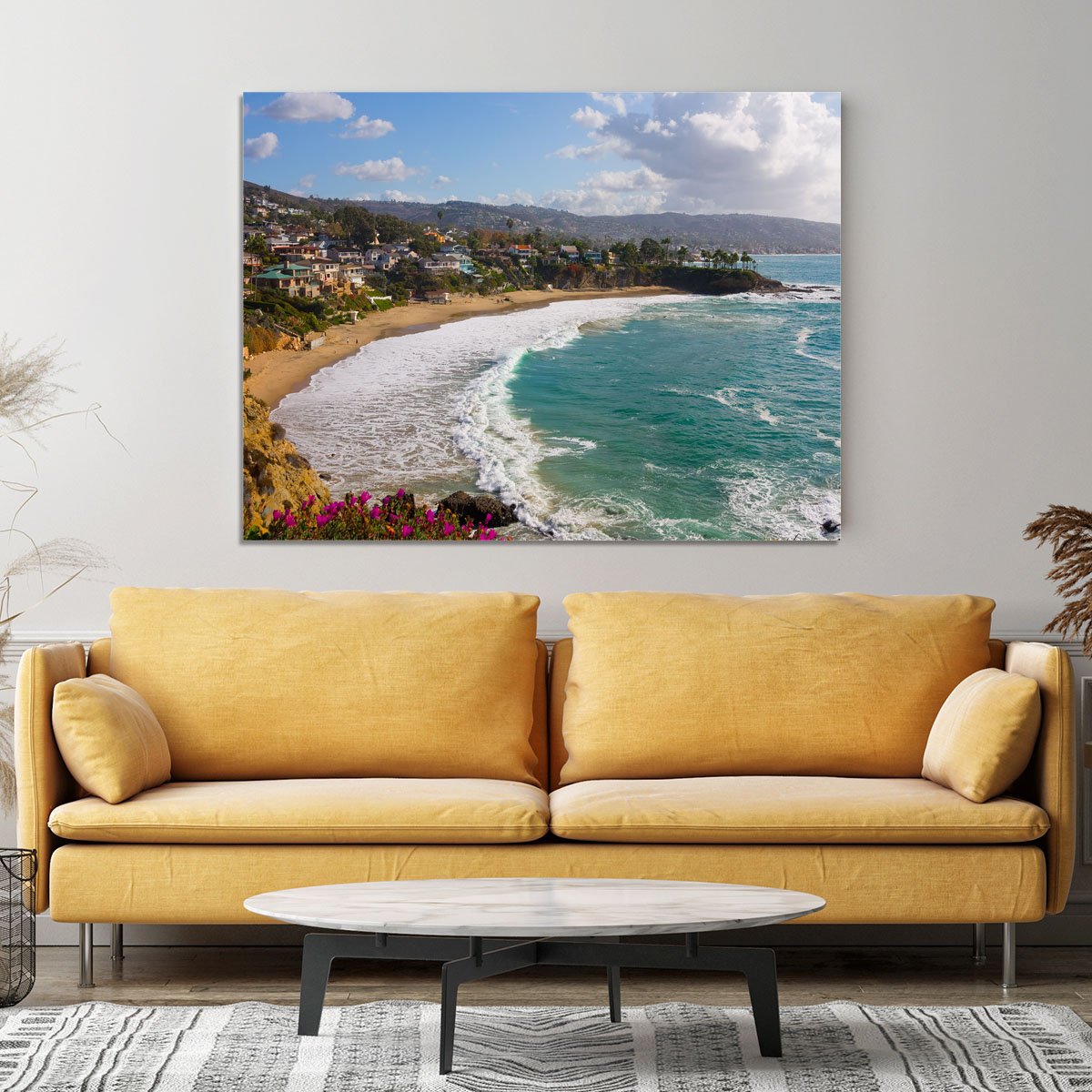 Laguna Beach Crescent Cove Canvas Print or Poster