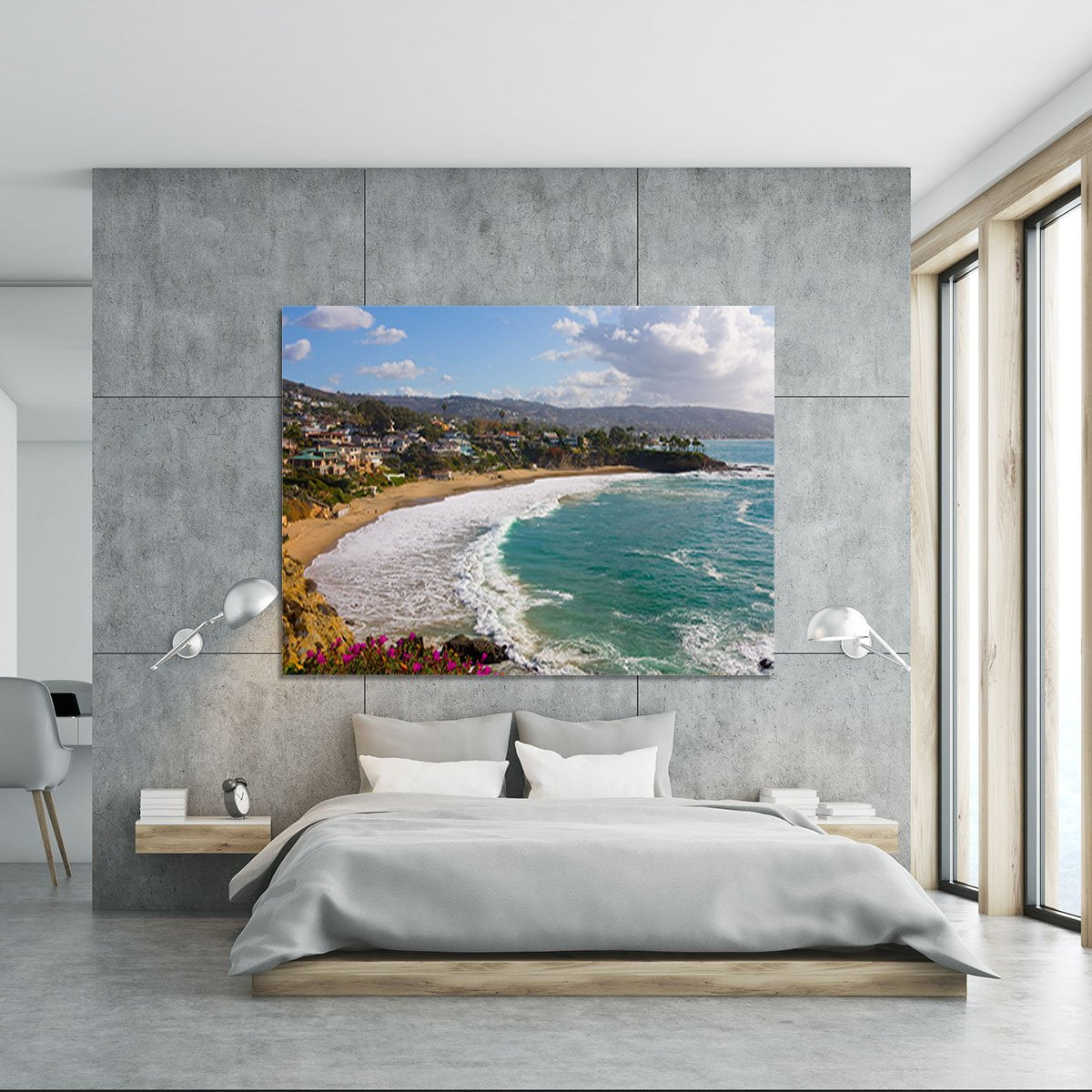 Laguna Beach Crescent Cove Canvas Print or Poster