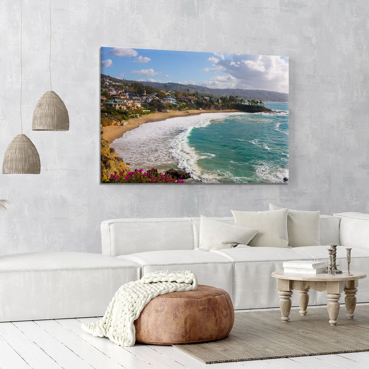 Laguna Beach Crescent Cove Canvas Print or Poster