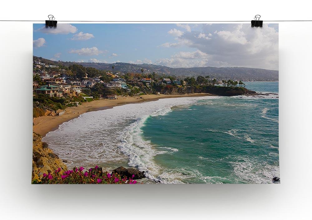 Laguna Beach Crescent Cove Canvas Print or Poster - Canvas Art Rocks - 2