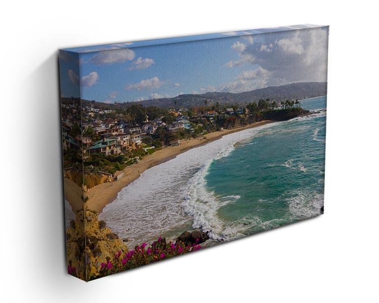 Laguna Beach Crescent Cove Canvas Print or Poster - Canvas Art Rocks - 3