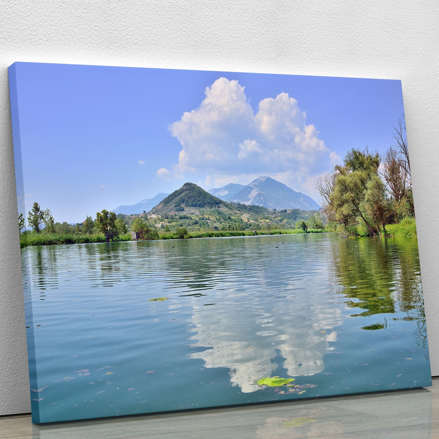 Lake of Posta Fibreno Canvas Print or Poster