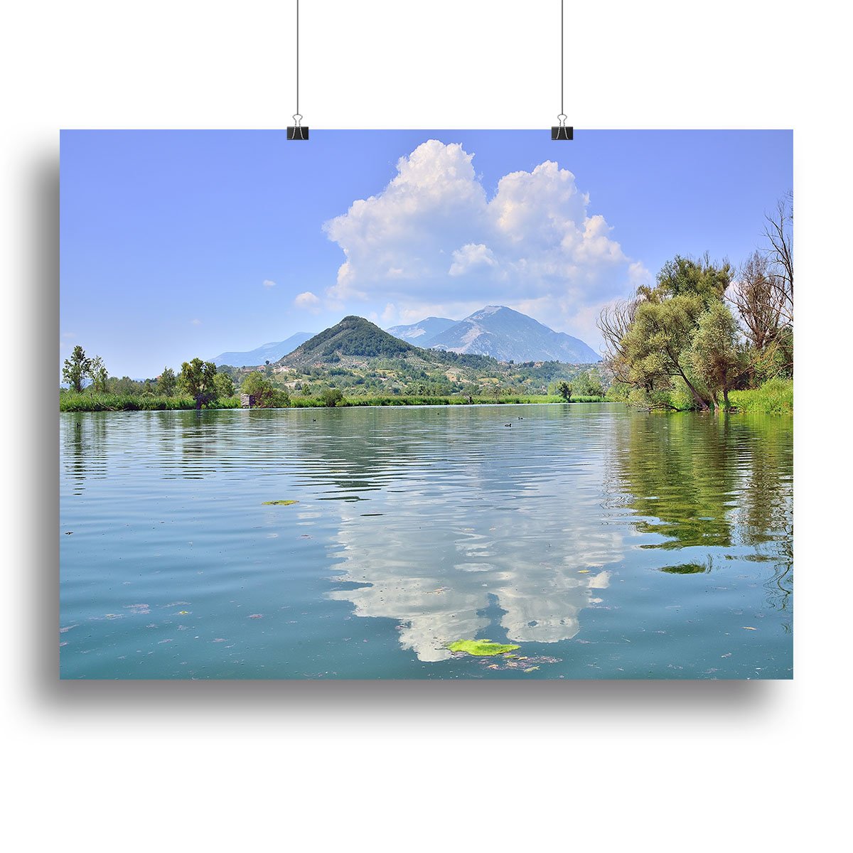 Lake of Posta Fibreno Canvas Print or Poster