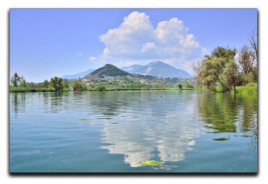 Lake of Posta Fibreno Canvas Print or Poster  - Canvas Art Rocks - 1