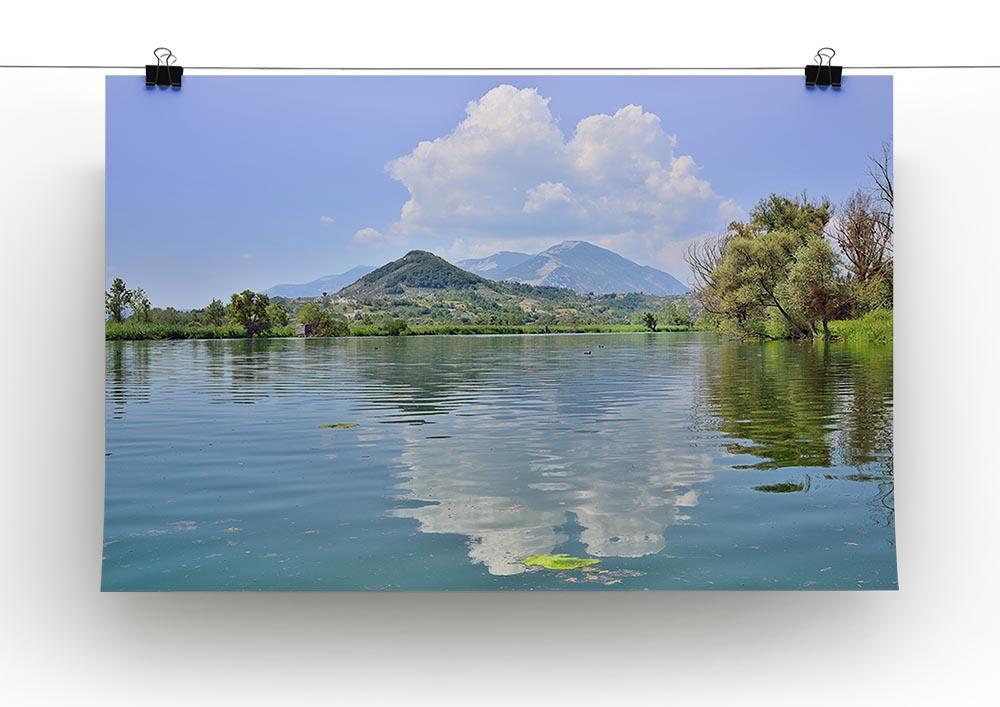 Lake of Posta Fibreno Canvas Print or Poster - Canvas Art Rocks - 2