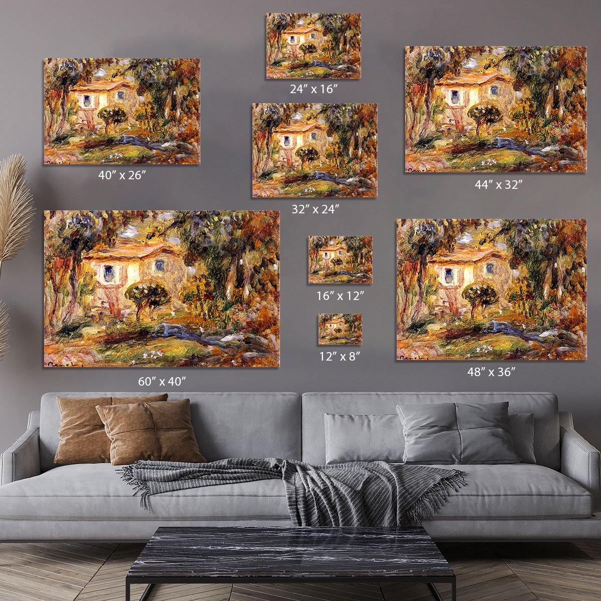 Landscape1 by Renoir Canvas Print or Poster