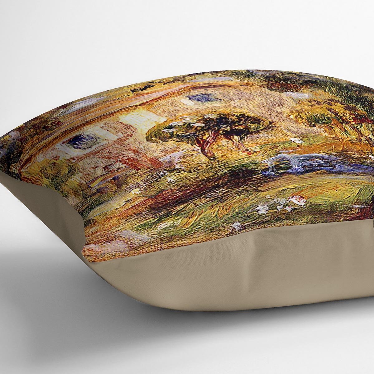 Landscape1 by Renoir Throw Pillow