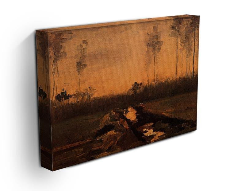Landscape at Dusk by Van Gogh Canvas Print & Poster - Canvas Art Rocks - 3