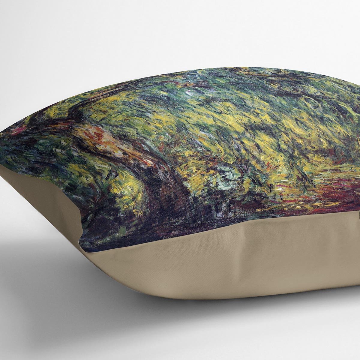 Landscape by Monet Throw Pillow