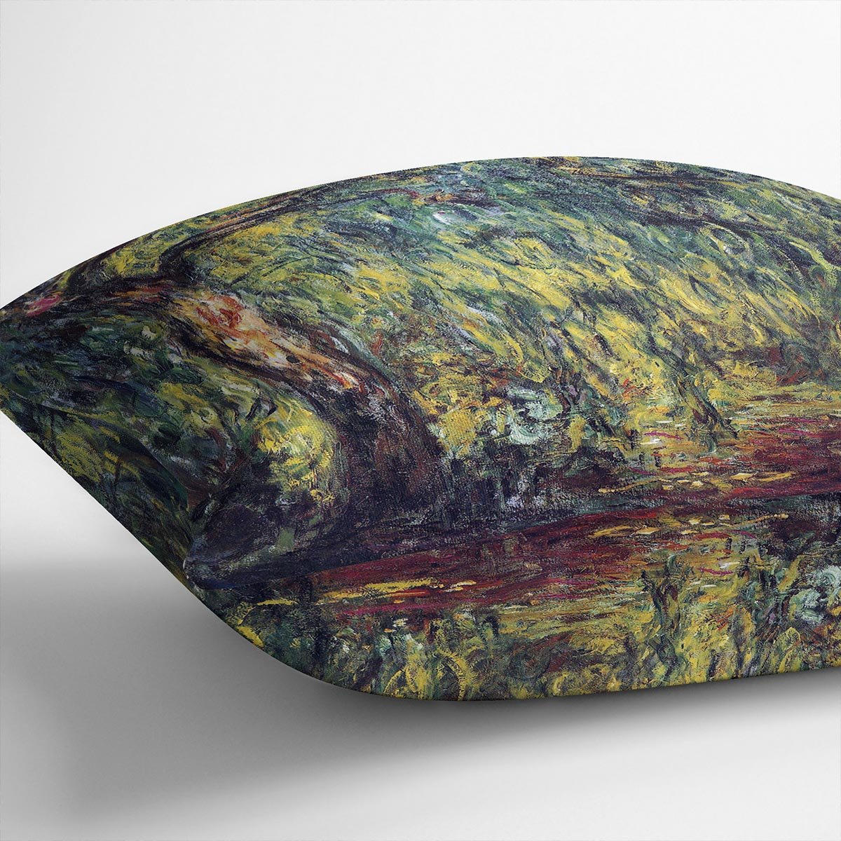 Landscape by Monet Throw Pillow