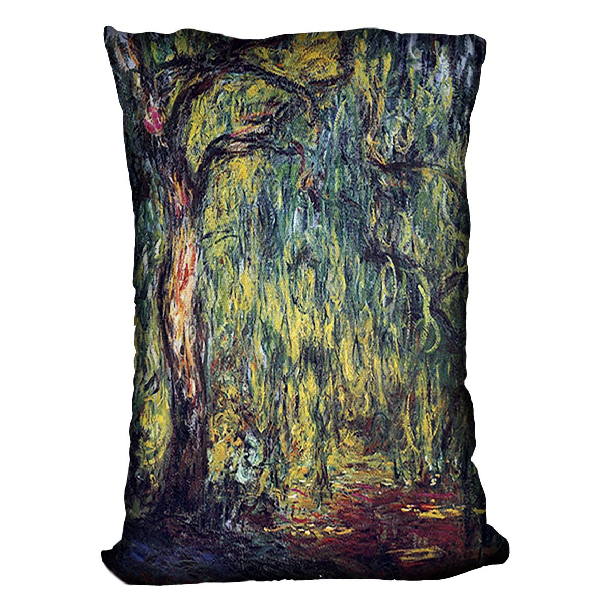 Landscape by Monet Throw Pillow