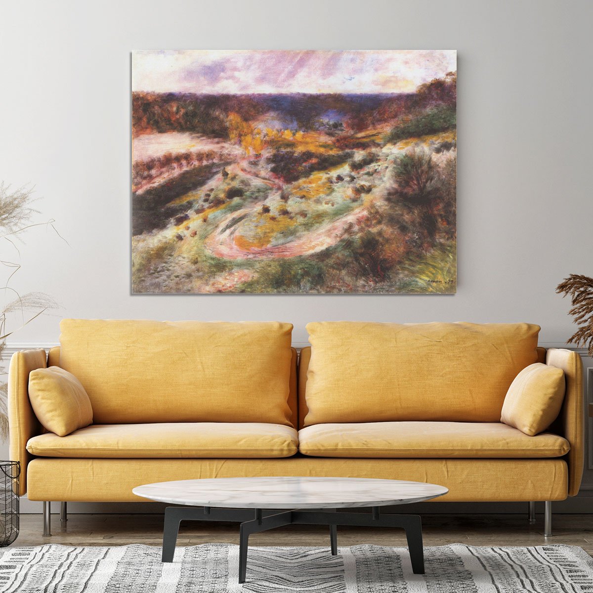 Landscape in Wargemont by Renoir Canvas Print or Poster