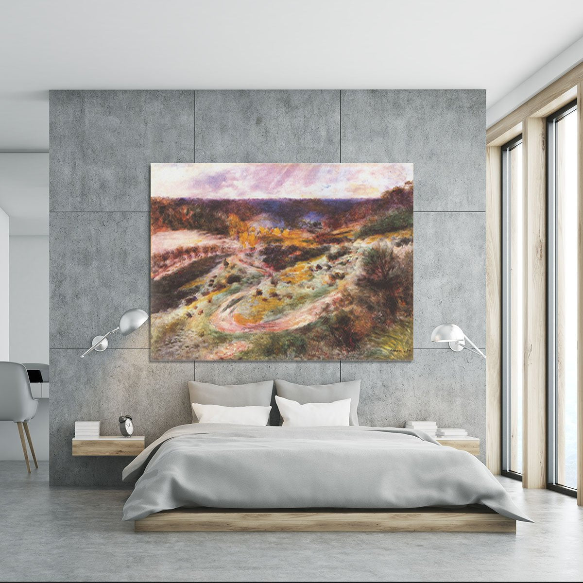 Landscape in Wargemont by Renoir Canvas Print or Poster