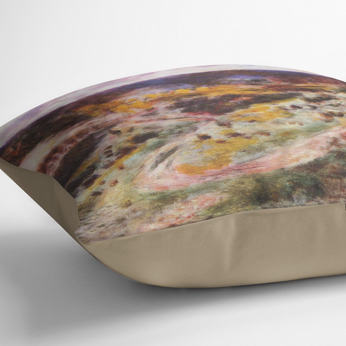 Landscape in Wargemont by Renoir Throw Pillow