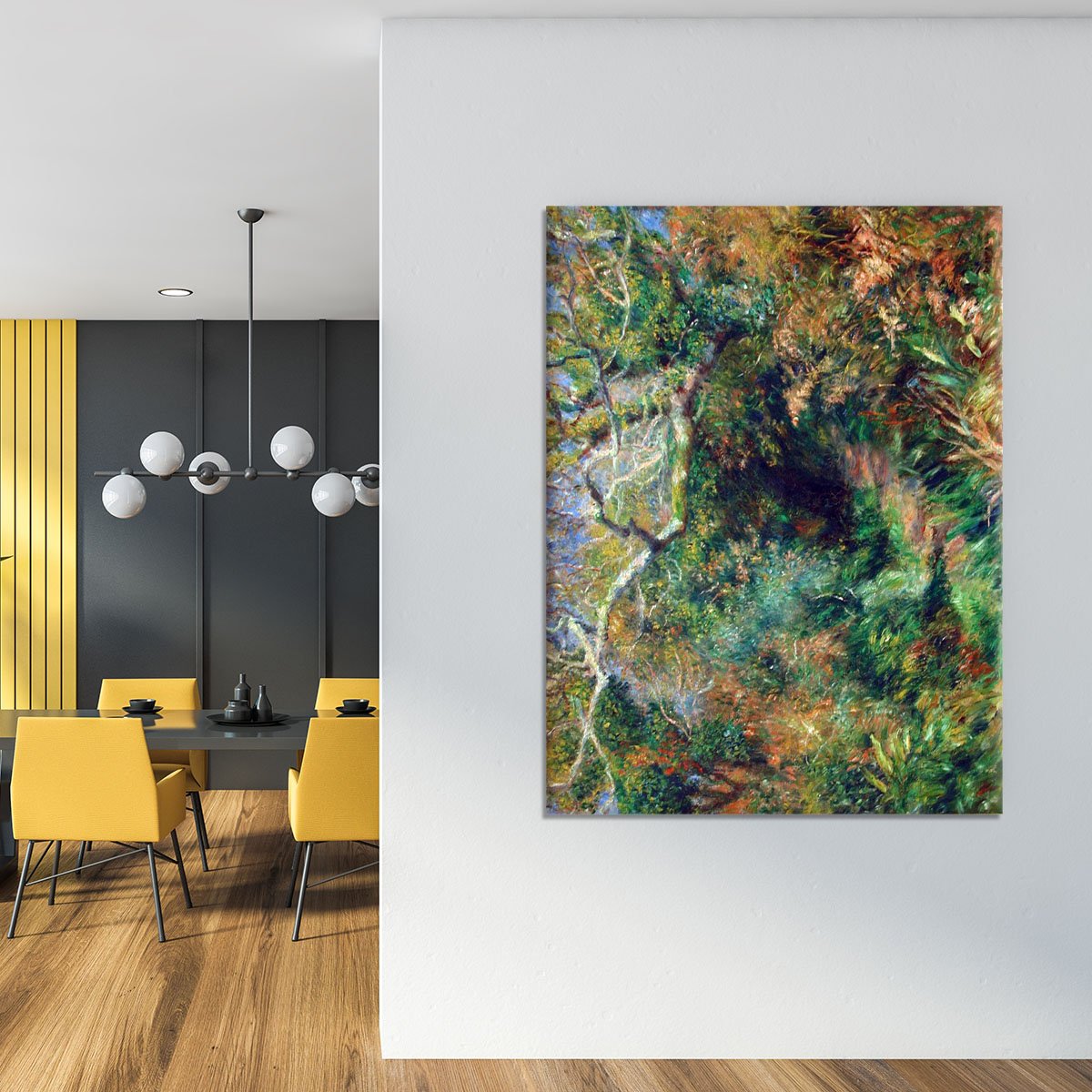 Landscape in southern France by Renoir Canvas Print or Poster