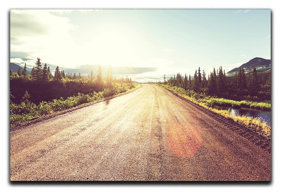 Landscapes on Denali highway Canvas Print or Poster  - Canvas Art Rocks - 1
