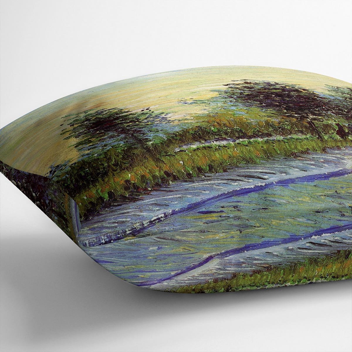 Lane in Voyer d Argenson Park at Asnieres by Van Gogh Throw Pillow