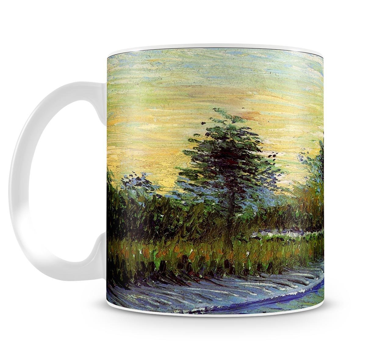 Lane in Voyer d Argenson Park at Asnieres by Van Gogh Mug - Canvas Art Rocks - 4