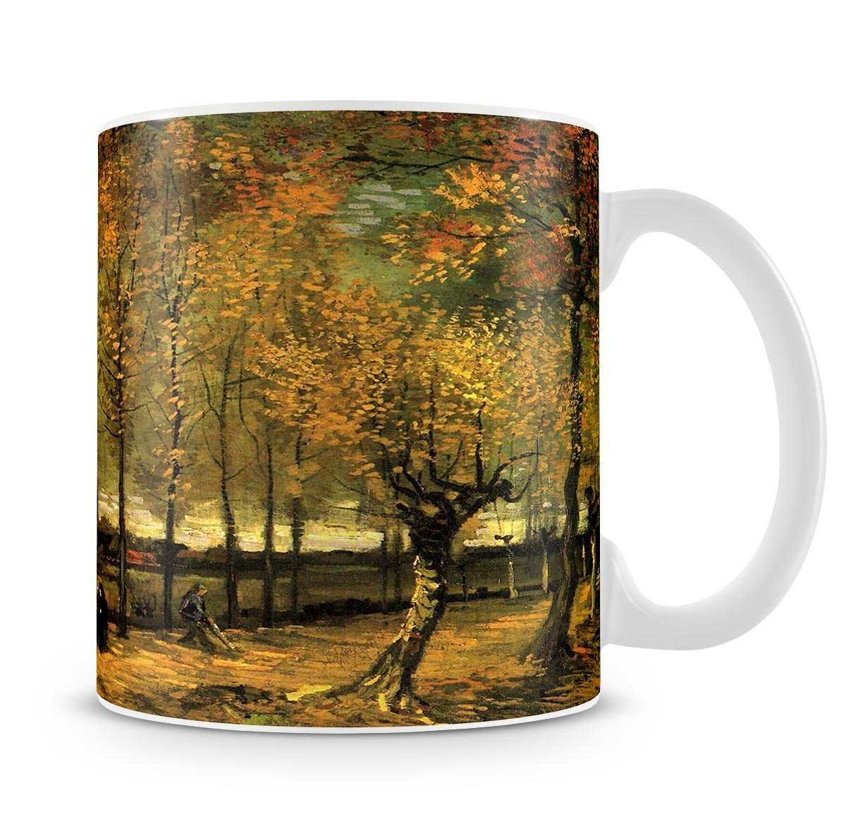 Lane with Poplars by Van Gogh Mug - Canvas Art Rocks - 4