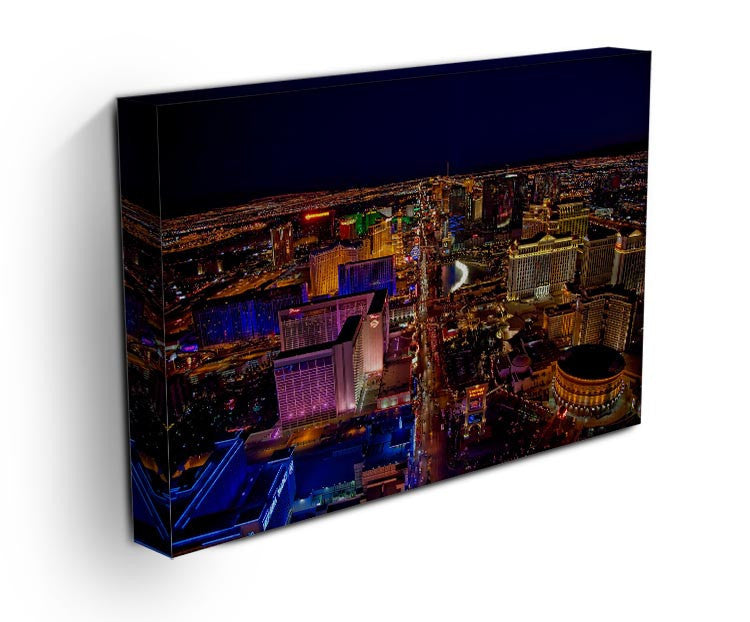 Las Vegas At Night Print - Canvas Art Rocks - 3