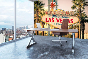 Las Vegas Welcomes You Wall Mural Wallpaper - Canvas Art Rocks - 3