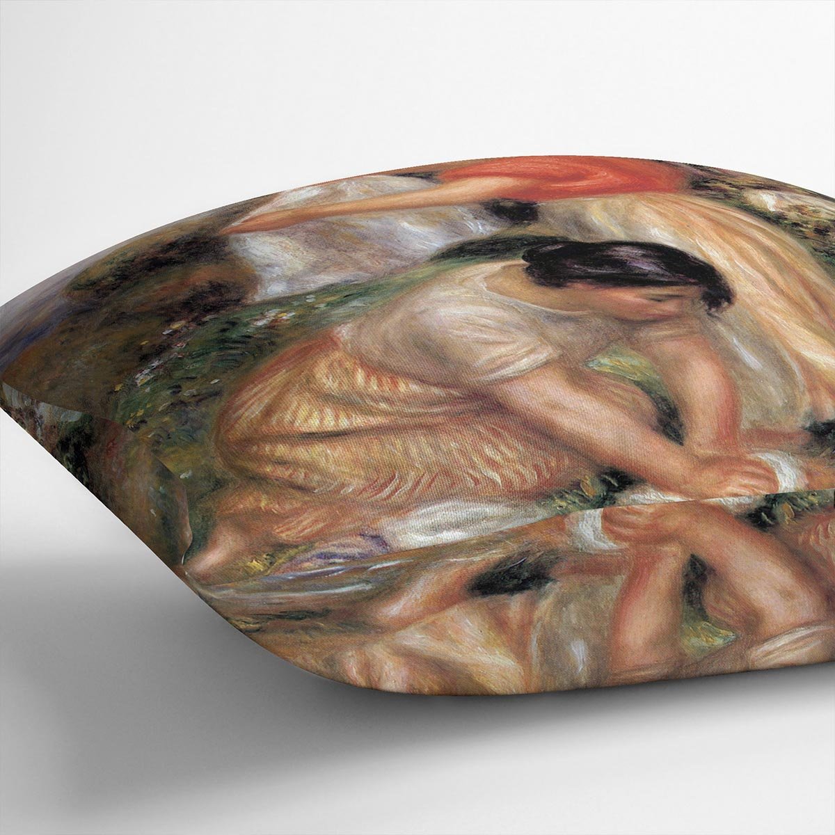 Laundresses 2 by Renoir Throw Pillow