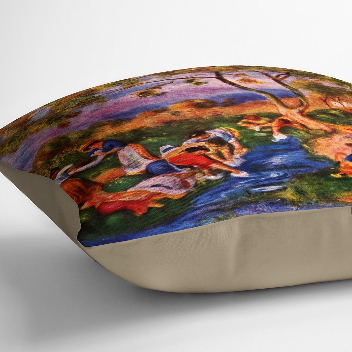 Laundresses by Renoir Throw Pillow