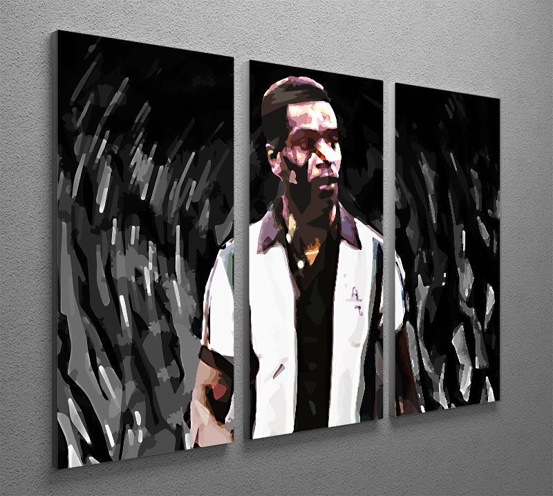 Laurie Cunningham 3 Split Panel Canvas Print - Canvas Art Rocks - 2