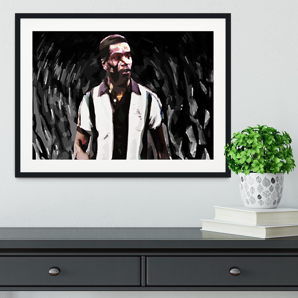 Laurie Cunningham Framed Print - Canvas Art Rocks - 1