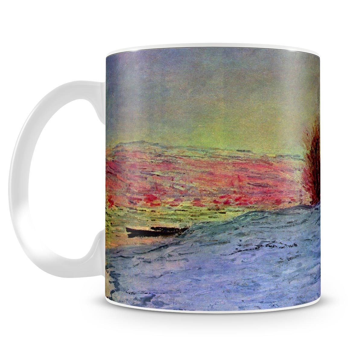 Lava Court sunshine and snow by Monet Mug - Canvas Art Rocks - 4