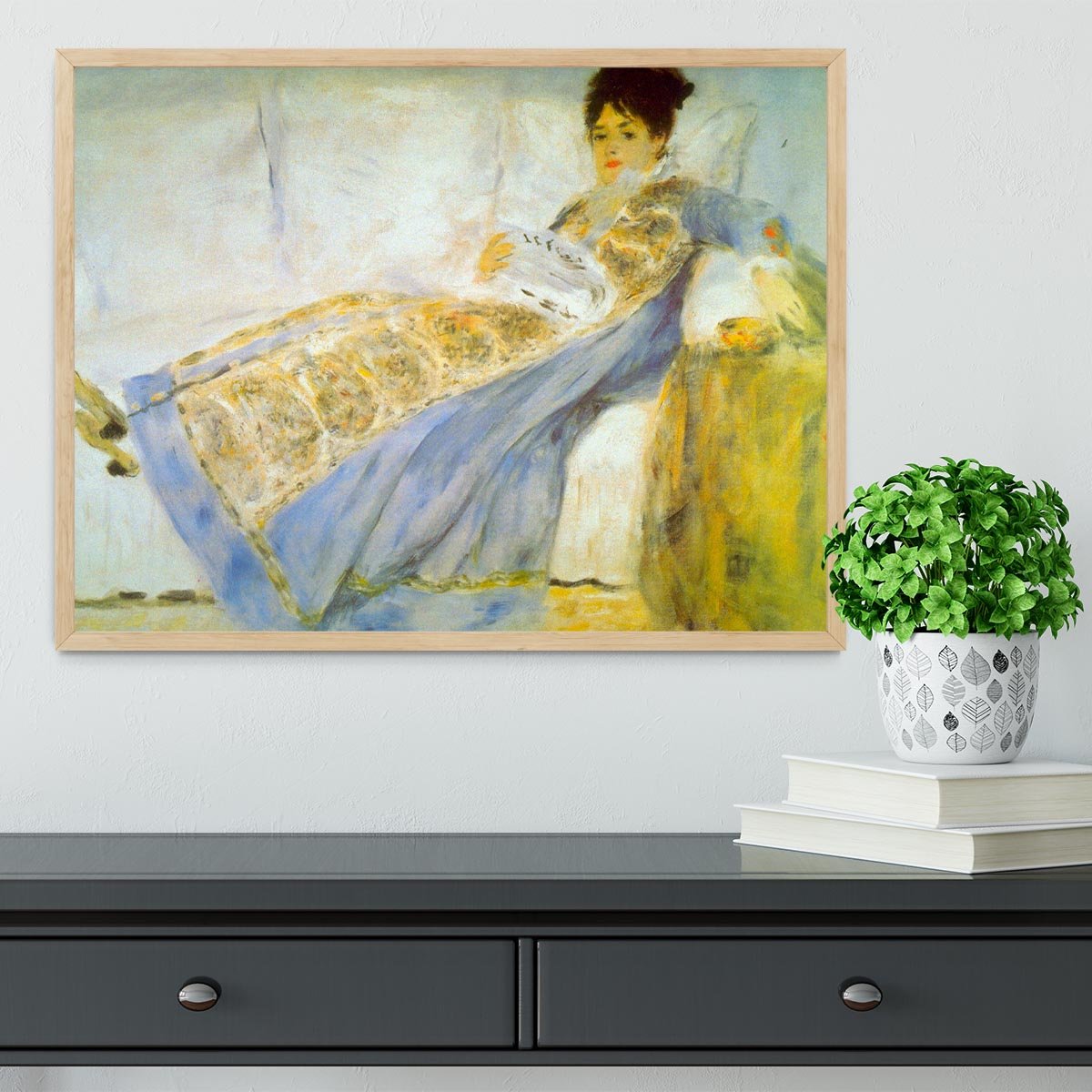 Le Figaro by Renoir Framed Print - Canvas Art Rocks - 4