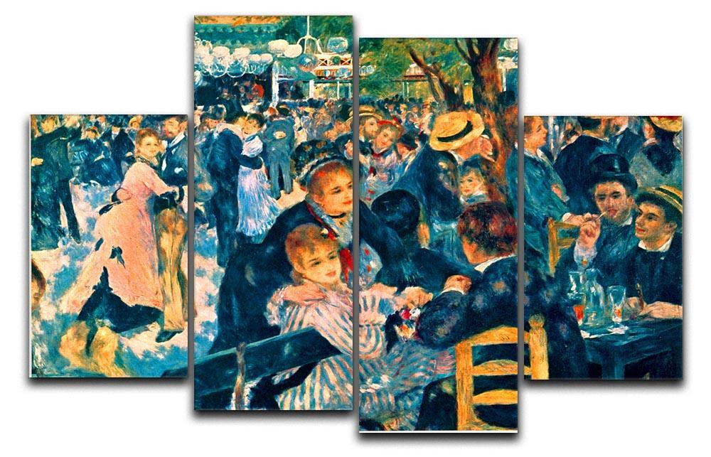 Le Moulin de la Galette 4 Split Panel Canvas  - Canvas Art Rocks - 1