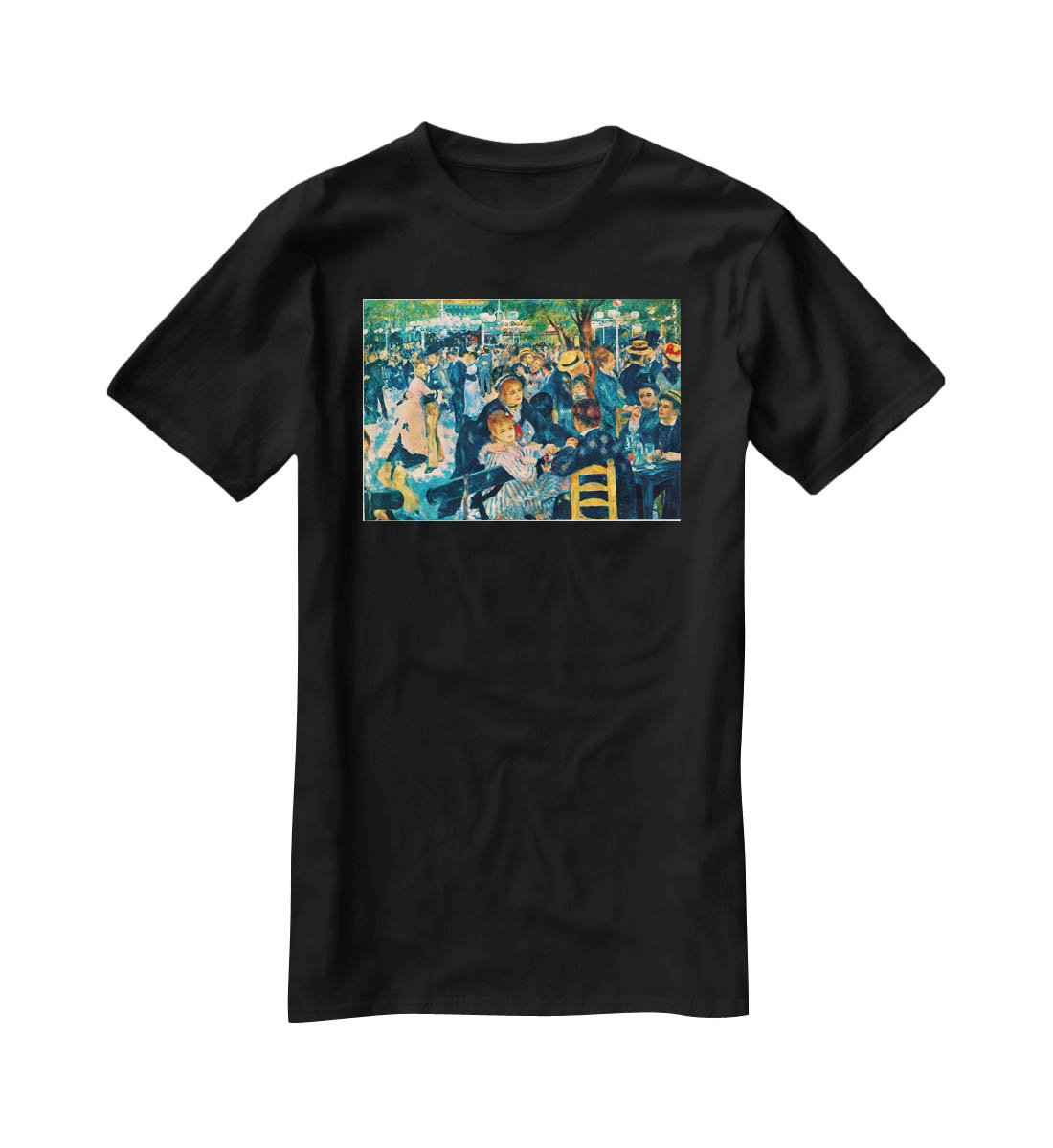 Le Moulin de la Galette T-Shirt - Canvas Art Rocks - 1