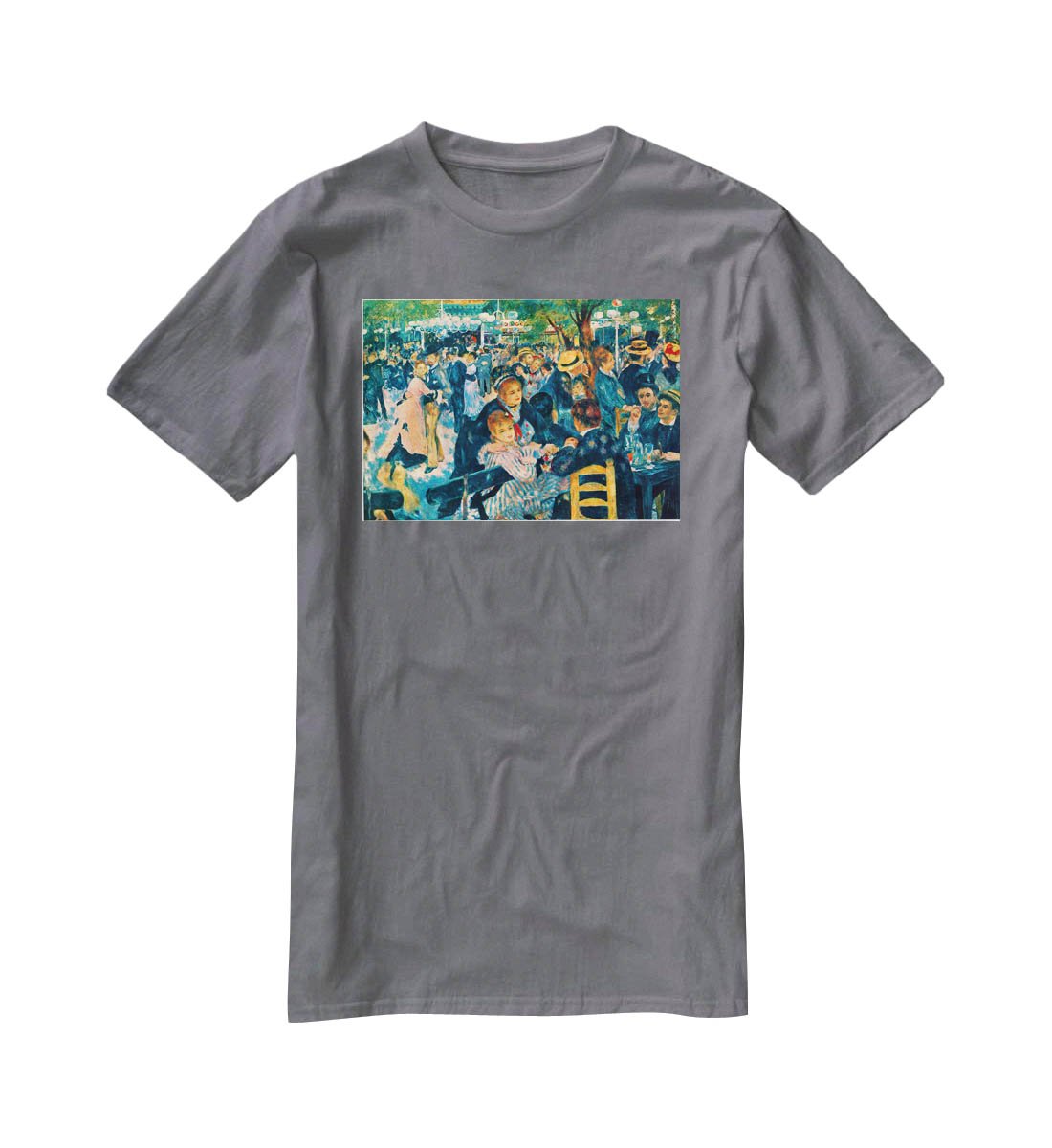 Le Moulin de la Galette T-Shirt - Canvas Art Rocks - 3