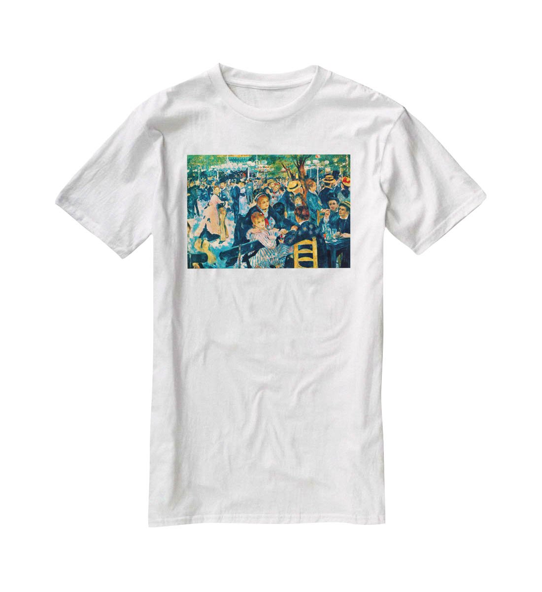 Le Moulin de la Galette T-Shirt - Canvas Art Rocks - 5