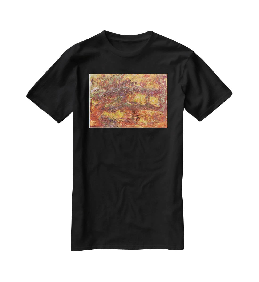 Le Pont Japonais 1922 by Monet T-Shirt - Canvas Art Rocks - 1